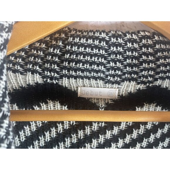 Debut Women's Cardigan Sweater S/M Navajo Aztec Southwest Tribal Open Boho - Picture 4 of 8